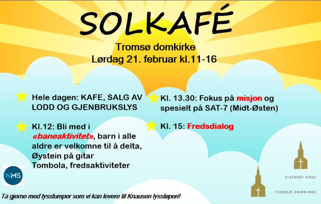 Plakat med informasjon om dato og innhold